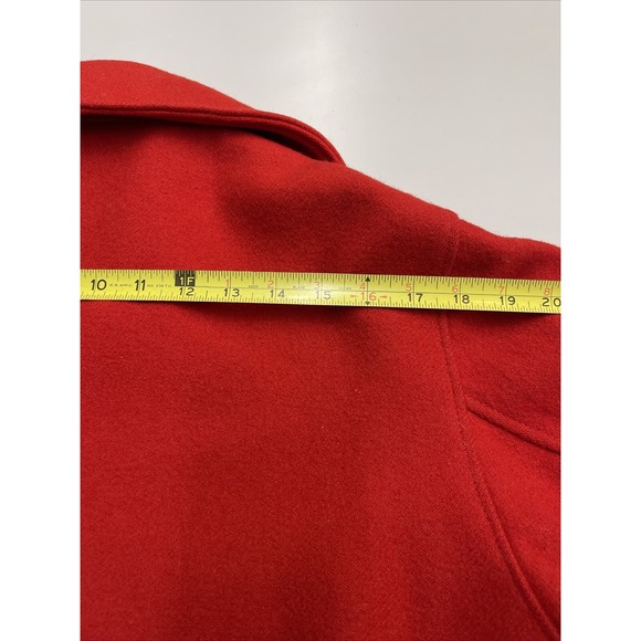 Vintage Woolrich Woolen Mills Wool Jacket Red 40's Made in USA Sz 40 - Picture 14 of 16